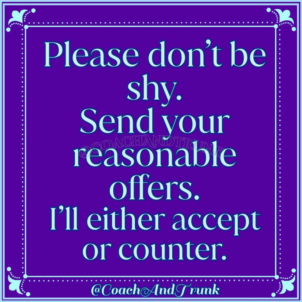 🩵💜💙  Reasonable Offers Are ALWAYS WELCOME  🩵💜💙